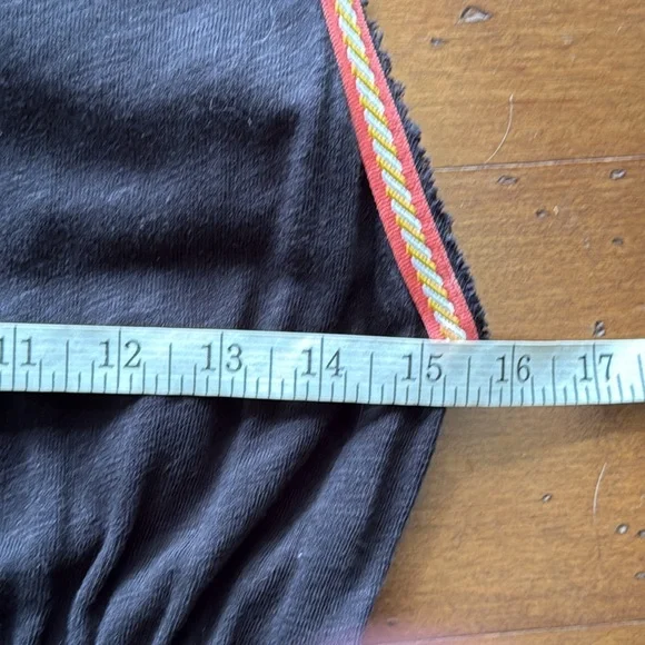 Free People Sabrina Black Cotton Knit Cut-Out-Back Maxi Dress Size Medium - Picture 11 of 14